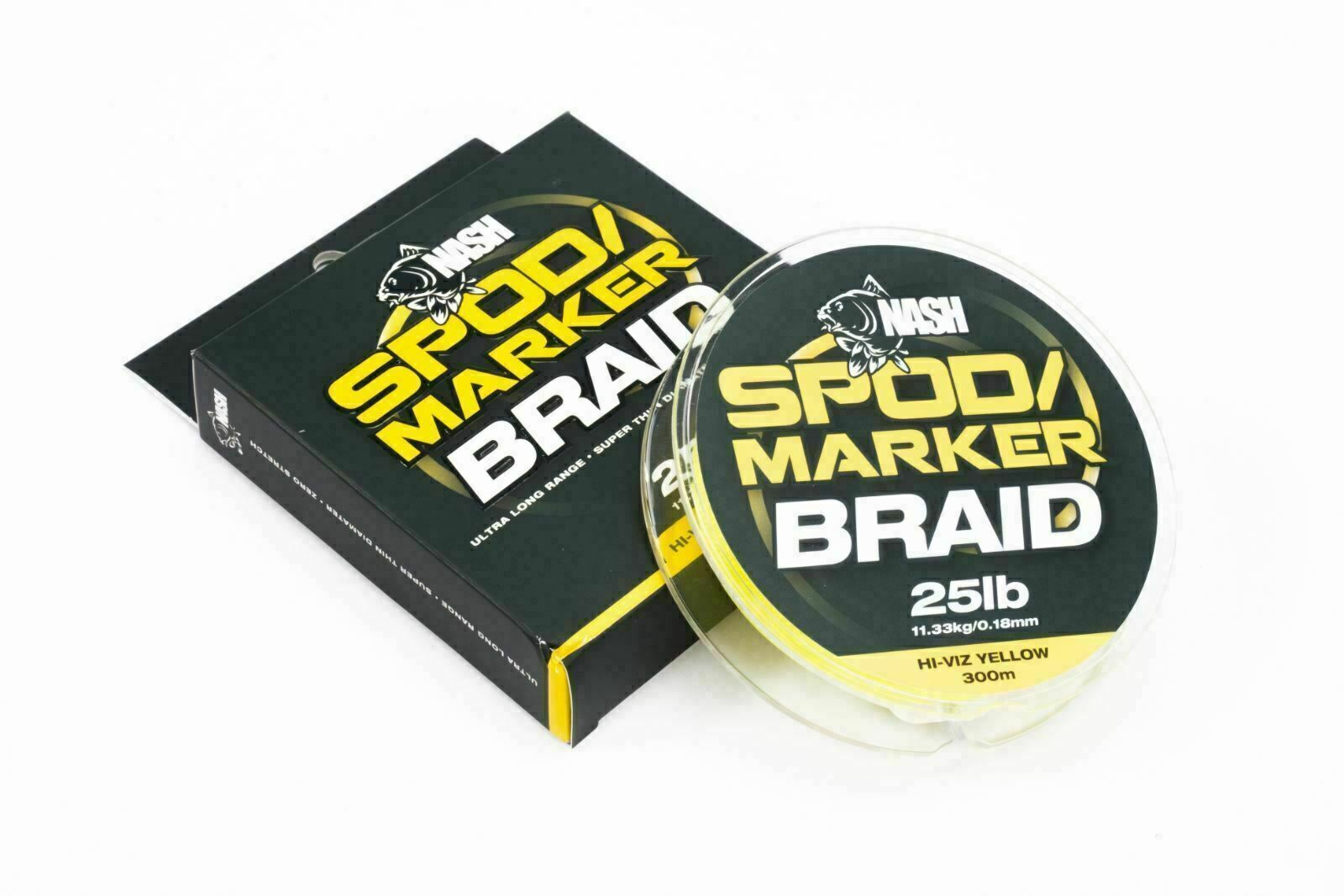 Nash Spod & Marker Braid Hi-Viz Yellow 25lb 300m - The Angling